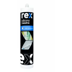 GENERICO - SILICONA NEUTRA TRANSPARENTE REX POLICARBONATO