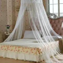 GENERICO - Malla Mosquitera Grande Abierta Para Cama 2 Plazas - Blanco