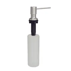 TRAMONTINA - Dispensador de jabón de acero inoxidable con recipiente plástico 500 ml