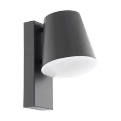 EGLO - Lampara Aplique Farol Exterior Caldiero Acero E27 1x9w Led Ip44