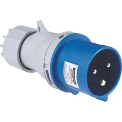 TRAMONTINA - Industrial male plug 2P+T 32 A 220-250 VAC 6h