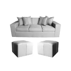 GENERICO - SOFA +2UFF BENJA GRIS.