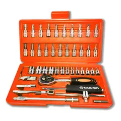 DAEWOO - Kit Set De Herramientas Dados Dahts046-d 46 Piezas