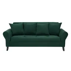 BODEVIR - Sofa Lua 3C Felpa 20 Verde Botella