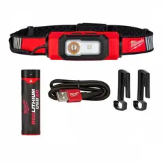 MILWAUKEE - Linterna De Casco Recargable Usb 2116-21