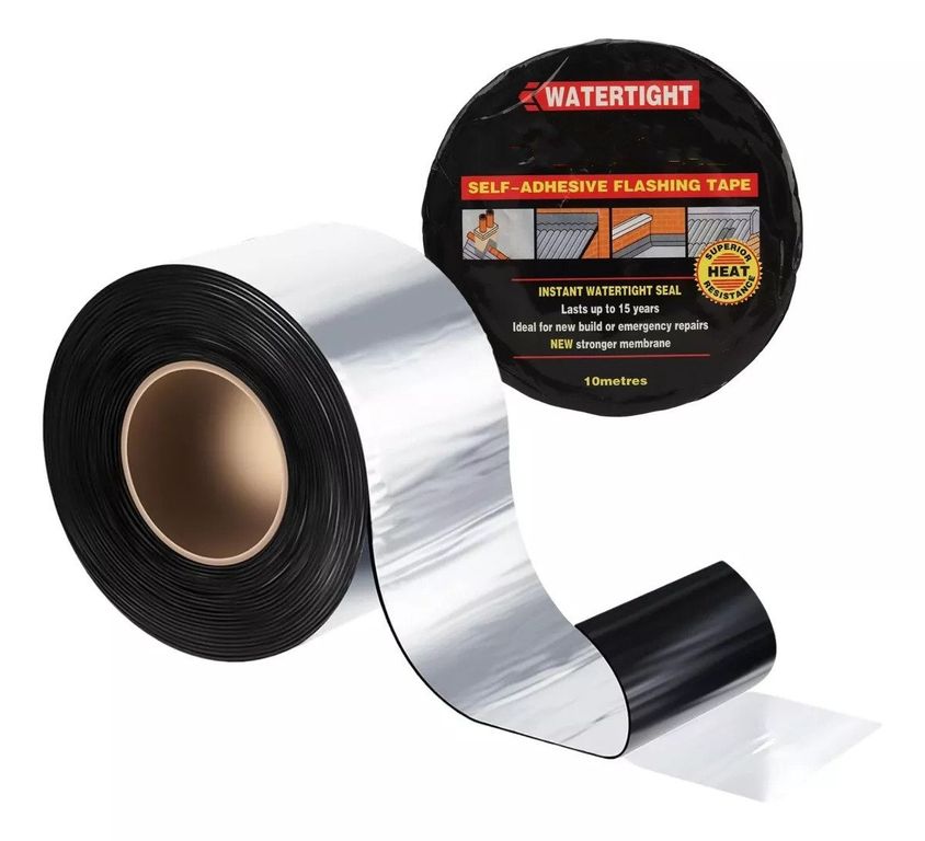 Cinta Sellador Adhesivo Techo Gotera Impermeable 100mm X 10m
