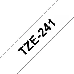 BROTHER - Cinta TZe-241 18mm x 8m negro sobre blanco