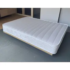 YOMYM - Colchón Premium King Size Upright 3 Caras blanco 90×190×27cm-