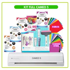 SILHOUETTE - Cameo 5 blanca + insumos S137