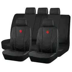 GENERICO - Fundas Cubre Asiento Auto Suzuki Eco Cuero Negro