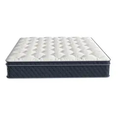 YOMYM - Colchón Premium King Size Pico De Pato En Tres Lados90 x 190 x 25 cm-
