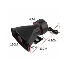 GENERICO - Bocina sirena 12V megáfono 5 tonos