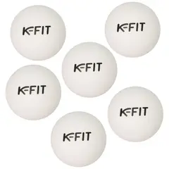 K FIT - 6 Pelotas De Ping Pong Tenis De Mesa 100*40+ Kfit