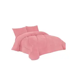 GENERICO - Cobertor Chiporro Invierno Plush 2 Plazas Liso 250x180cm