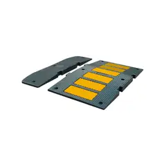 QRUBBER - Lomo de toro premium 50x90x5cm negro/amarillo