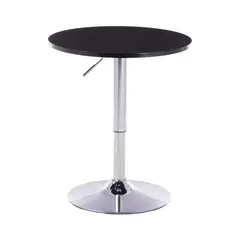 GLOBAL LATIN GROUP - Mesa de Bar Regulable con diseño Moderno y Elegante - Negro