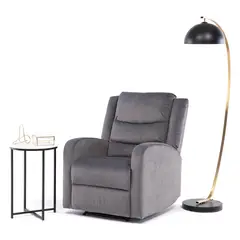 VYS SPA - BERGER RECLINABLE GREY CON VIBROMASAJE 4 PUNTOS