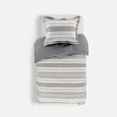 ROSEN - Funda Plumón Algodón Reversible Estampada Frigg 1,5 Plazas