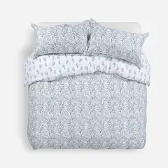 ROSEN - Funda Plumón Algodón Reversible Estampada Capri 2 Plazas