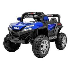 LITTLE MONKEY - Carro Montable Buggy Electrico Luces Musica Usb Control azul