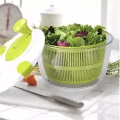GENERICO - Centrifuga Secador De Lechuga Frutas Salad Spinner Color Verde