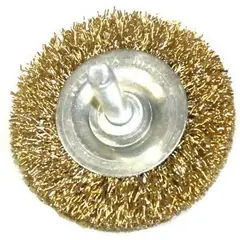 GEN - Disco Escobilla Alambre Acero Chascon Cerdas Metal Pulido Pintura Oxido Taladro