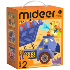 MIDEER - MD1476 LEVEL UP PUZZLELEVEL 2 DINOSAUR ENGINEERING