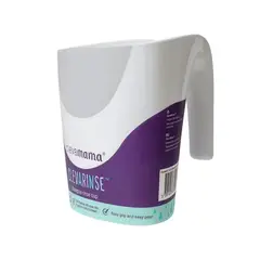 CLEVAMAMA - Jarro Para Pelo Blanco Gris