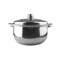 WOLFEN - Cacerola 6,5lt 26x14cm Acero Inoxidable Gris