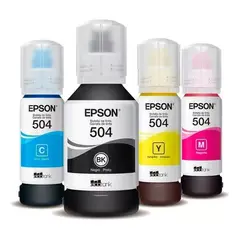 EPSON - Botellas de Tintas 504 Original Pack