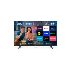 AOC - Roku TV LED 50” UHD 4K Smart TV 50U7045