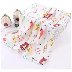 GENERICO - Tuto bebé Manta Muselina Para Bebe 120x110cm Algodon 1 Unidad.