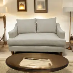 SOFAS HOME - SOFÁ MISTRAL CHENILLE CRUDO 2 CUERPOS