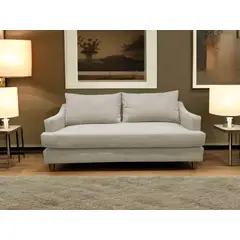 SOFAS HOME - SOFÁ MISTRAL CHENILLE CRUDO 3 CUERPOS