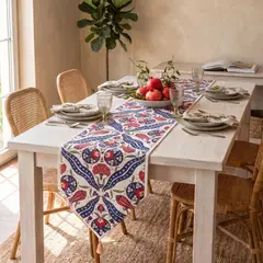 TURKUAZ - Camino de mesa 1,94 m Topkapi - Mantel turquía - Boho