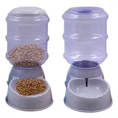 GENERICO - Pack 2 Dispensador De Agua/comida Para Mascotas Perros,gatos