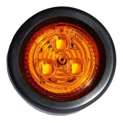 GOTEK - 5 Foco Trocha Led Ambar 2 Pulgadas Bi-volts Rampla- Camión