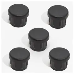 BUENISIMO - Regaton Redondo Interior 7/8" Negro - 100 unidades