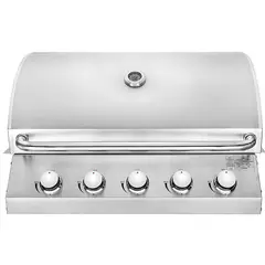 BBQ HOUSE - Parrilla a gas empotrable 5 quemadores