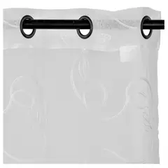MASEL - Set 2 Velos Bordado 1.40x2.20 cm Blanco