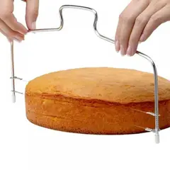 GENERICO - Cortador De Bizcocho Queque Torta Repostería Con 2 Hilos
