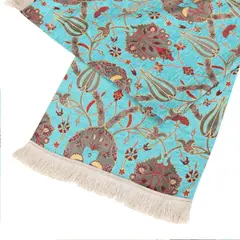 TURKUAZ - Camino de mesa 1 m Jardín Turquesa - Mantel turquía - Boho