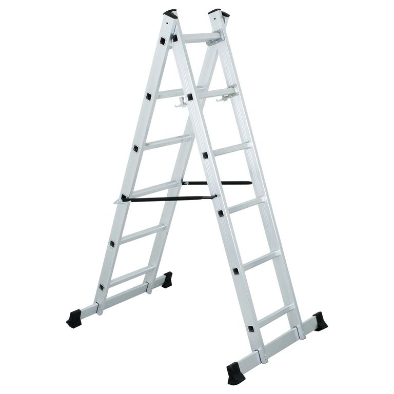 Escala Andamio 2 Secciones 6 Escalones Jk-1106
