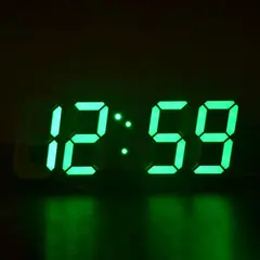EDWINAYY - Reloj Despertadores Digital Led 3d Luz Nocturna Electrónico