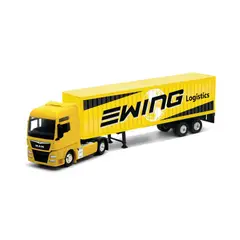 WELLY - Camión Escala 1:64 Man Tgx Xxl Logging Trailer -