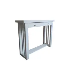 GENERICO - Mesa arrimo 1000 modelo Caburgua color Blanco.