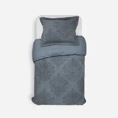 ROSEN - Funda Plumón Algodón Pure Vaduz Gris 1,5 Plazas