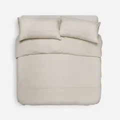 ROSEN - Funda Plumón Algodón Pure Gialla Beige 2 Plazas