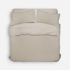 ROSEN - Cubrecama Algodón Velvet Salzweg Greige Súper King