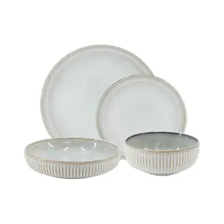 LUGANO - Set Vajilla 16pzs Bali Breeze Cerámica Premiun